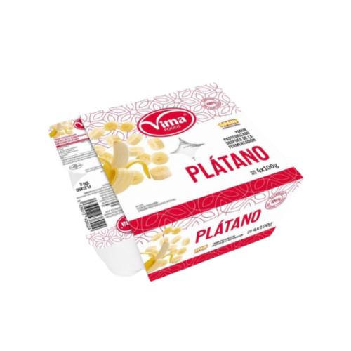 Yogurt de Plátano. Paq 4