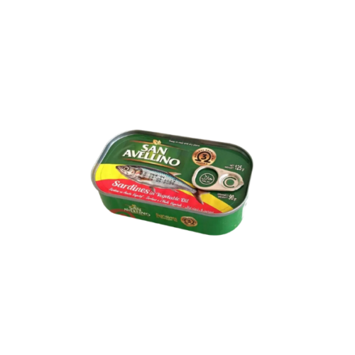 Sardinas en aceite vegetal. 125g