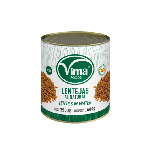Lentejas al Natural. 2,500gr.