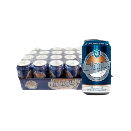 Cerveza Unlaguer. 24 latas