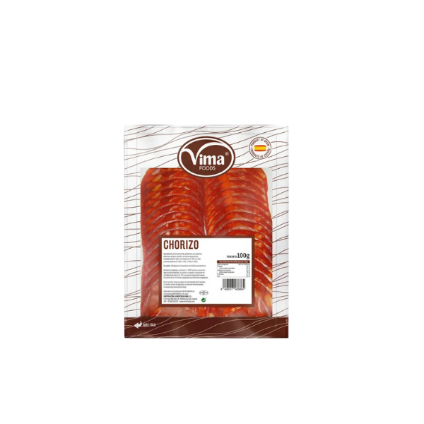Chorizo español lasqueado. 100g
