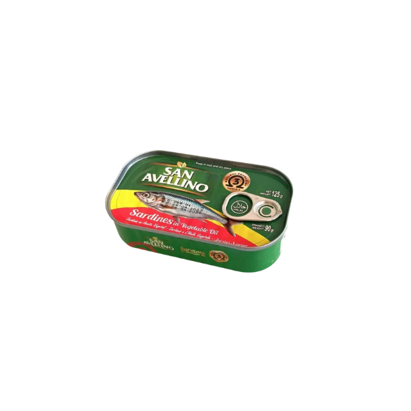 Sardinas en aceite vegetal. 125g